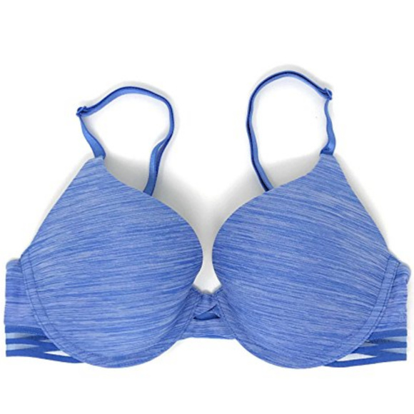 *931 Victorias Secret streak bluePadded Perfect Co - Picture 1 of 3